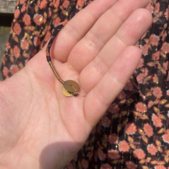 Saylor Peggy Embroidered Floral Sheer Blouse | S - Picture 5 of 8